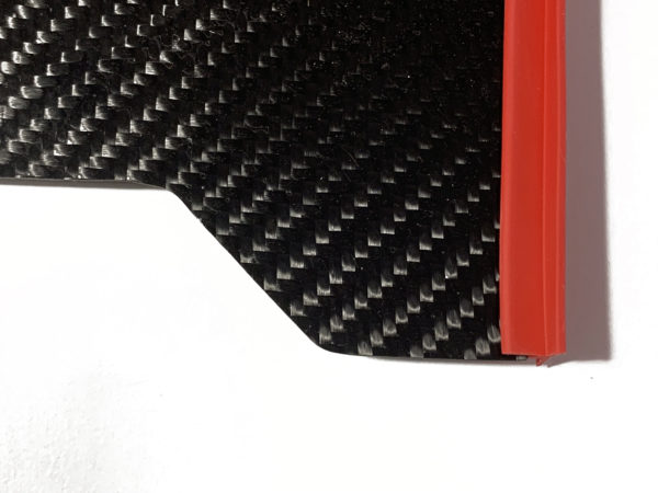 "High-Performance Fin Rails for Carbon Fiber Fins" red color - Image 3